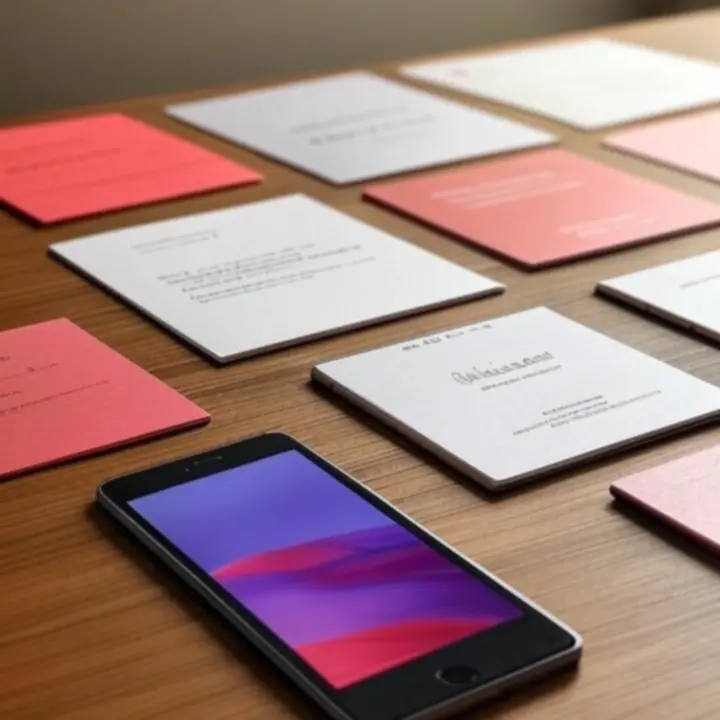 Új vállalkozás kreatív arculattervének vizuális kompozíciója