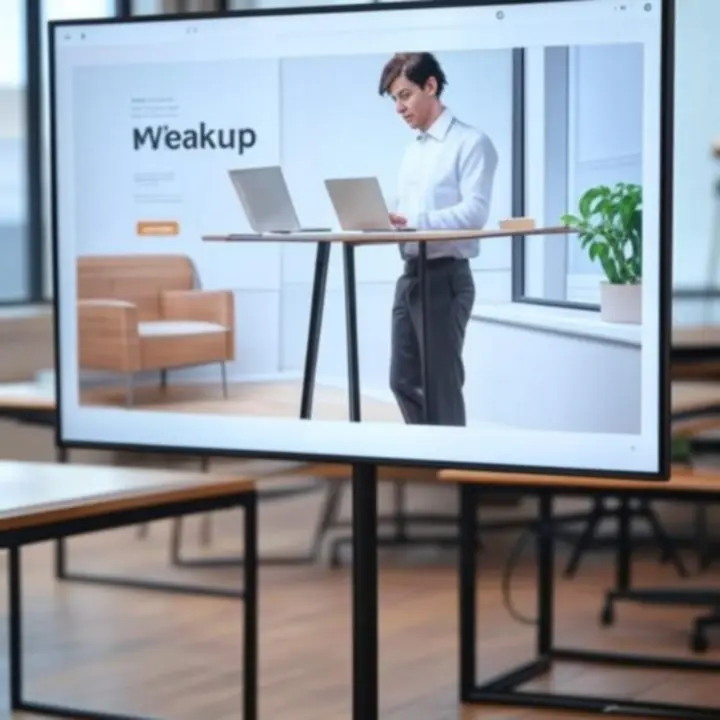 Látványos ügyfélprojekt mockup a DesignPulseeHub kreatív stúdiótól.